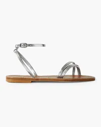 K.Jacques  Milana Sandalen aus -Leder Metallic