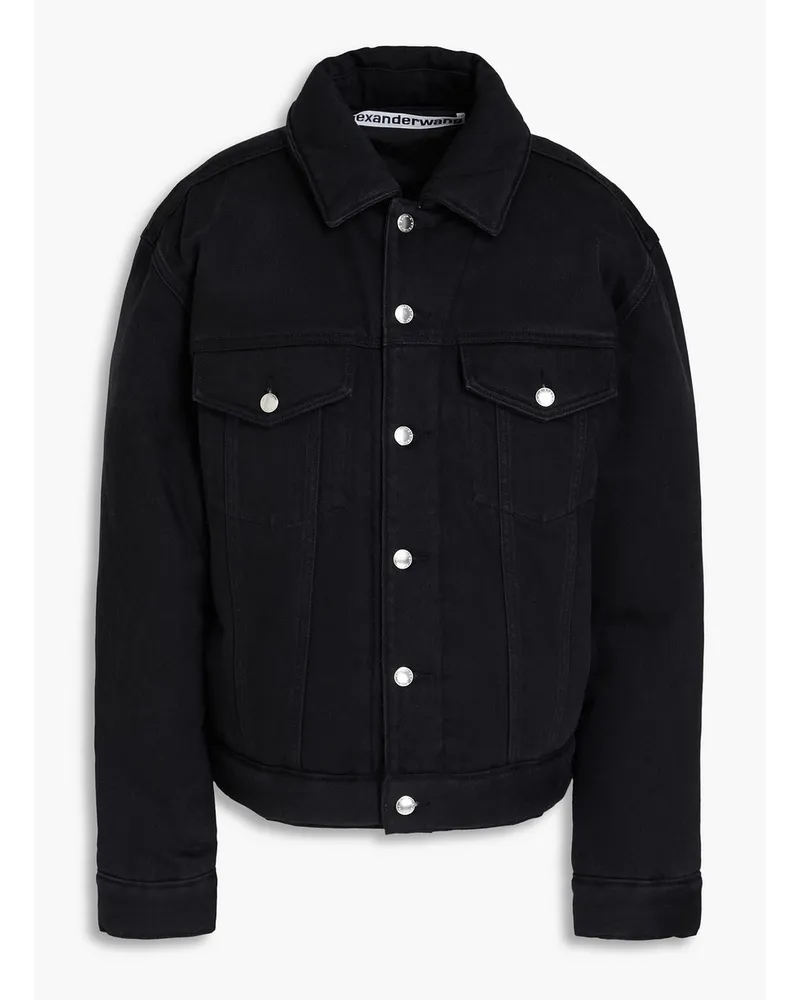 Alexander Wang Jeansjacke Schwarz