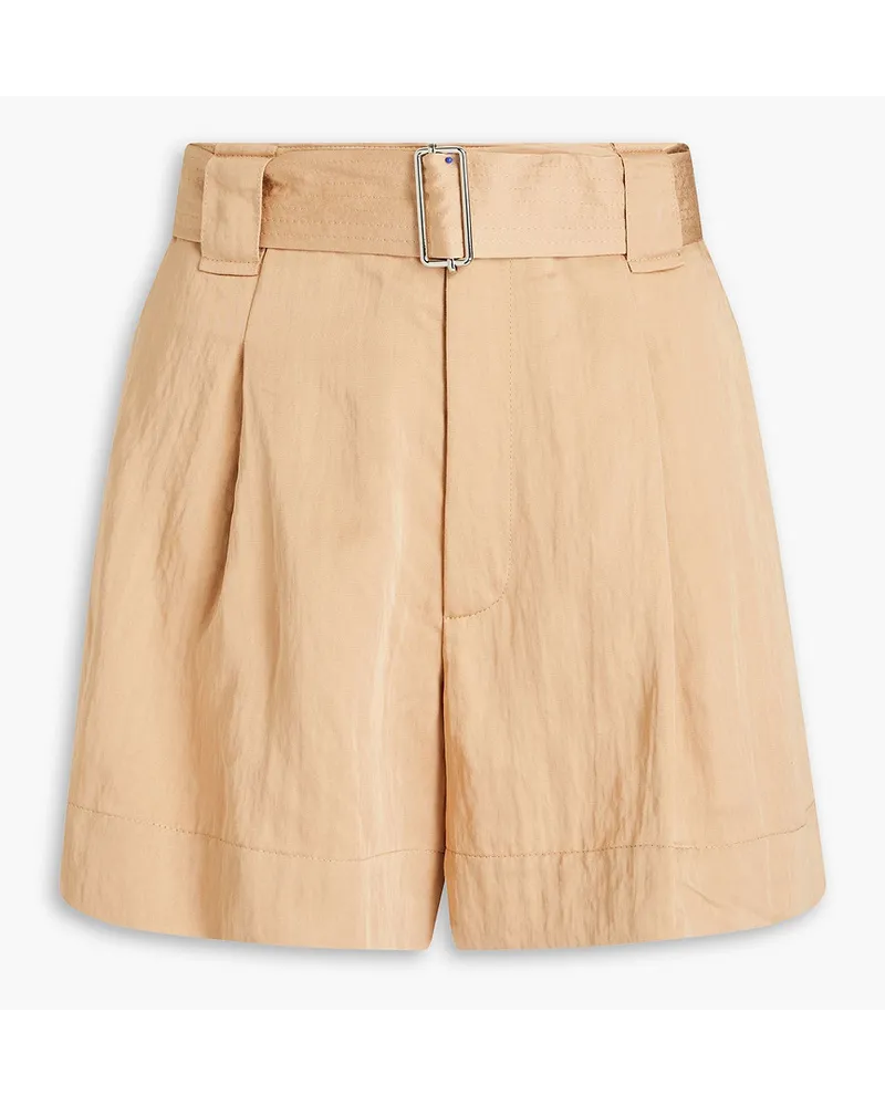 A.L.C. Grayson Shorts aus Crêpe mit Falten Neutral