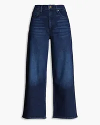 Rag & Bone Andi hoch sitzende Cropped Jeans mit weitem Bein Blau