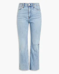 Rag & Bone Casey hoch sitzende Kick-flare-Jeans inDistressed-Optik Blau