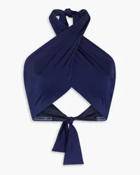 Johanna Ortiz Lugarena Neckholder-Bikini-Oberteil Blau