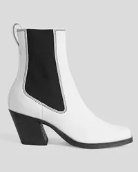 Rag & Bone Axis Ankle Boots aus Leder Weiß