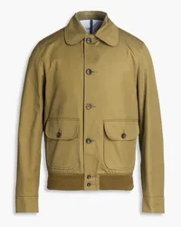 Slowear Montedoro Jacke aus Baumwoll-Twill Grün