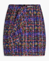 IRO Wakiza drapierter Minck aus Bouclé-Tweed Bunt