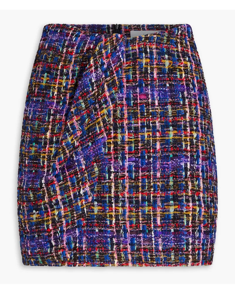 IRO Wakiza drapierter Minck aus Bouclé-Tweed Bunt