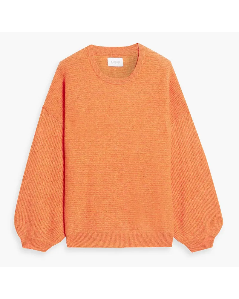 NAADAM Gerippter Pullover aus Kaschmir Orange