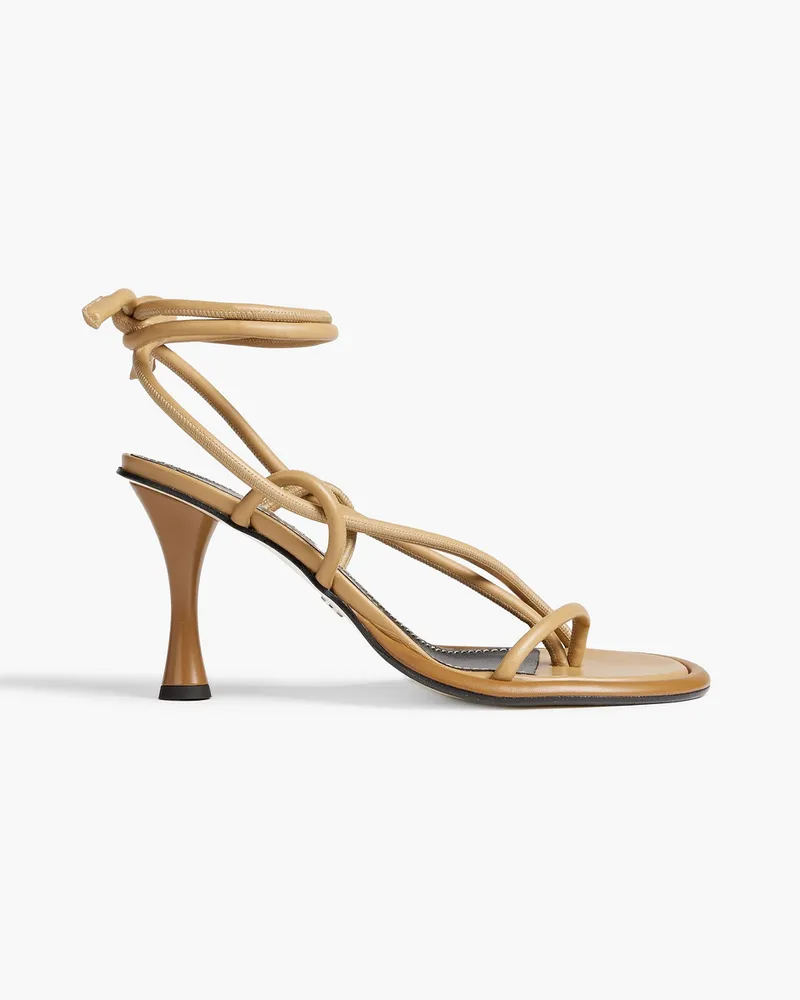 Proenza Schouler Pipe Ledersandalen Neutral