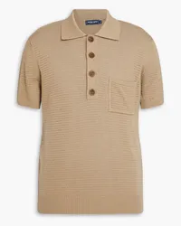 Frescobol Carioca Clemente Poloshirt aus Baumwolle inPointelle-Strick Neutral