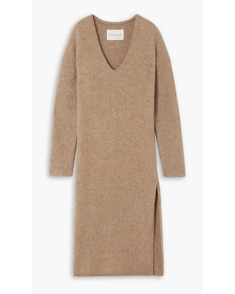 By Malene Birger Meliertes Midikleid aus Strick Neutral