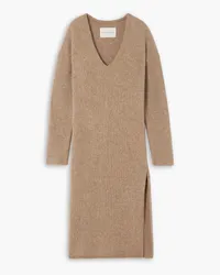 By Malene Birger Meliertes Midikleid aus Strick Neutral