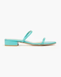 Gianvito Rossi Byblos 20 Sandalen aus Leder Blau