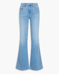 Paige Genevieve mid-rise flared jeans Blau