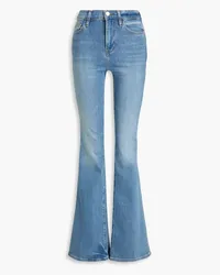 Frame Denim Le High Flare hoch sitzende Schlagjeans Blau