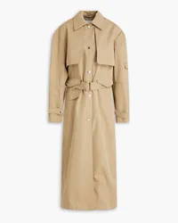 Nanushka Trenchcoat aus Baumwoll-Twill Neutral