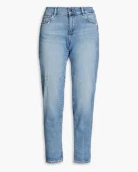 DL1961  Riley ausgewaschene Boyfriend-Jeans Blau