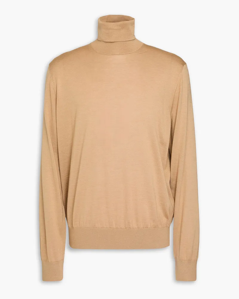 Dolce & Gabbana Rollkragenpullover aus einer Kaschmirmischung Neutral