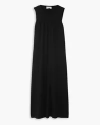 CAES Maxikleid aus Stretch-Jersey Schwarz