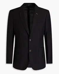 Dunhill Blazer mit schmaler Passform aus Ripstop aus einer Woll-Mohairmischung Schwarz