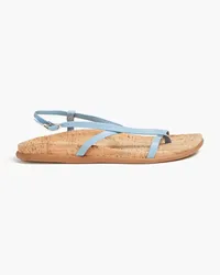 Ancient Greek Sandals Aimilia Sandalen aus Leder Blau