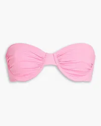 Melissa Odabash Barbados Bandeau-Bikini-Oberteil mit Bügel Pink