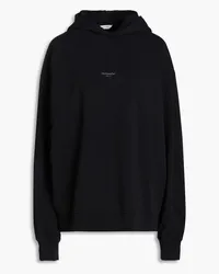 Holzweiler Paradise Oslo Hoodie aus Baumwollfleece Schwarz