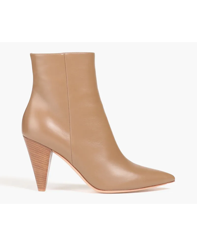 Gianvito Rossi Ankle Boots aus Leder Neutral