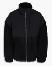 Alexander Wang Jacke aus Shell und Fleece Schwarz