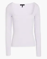 Rag & Bone Asher Pullover aus Rippstrick Lila