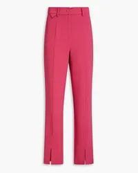 Diane von Furstenberg Wilder Hose mit geradem Bein aus Crêpe Pink