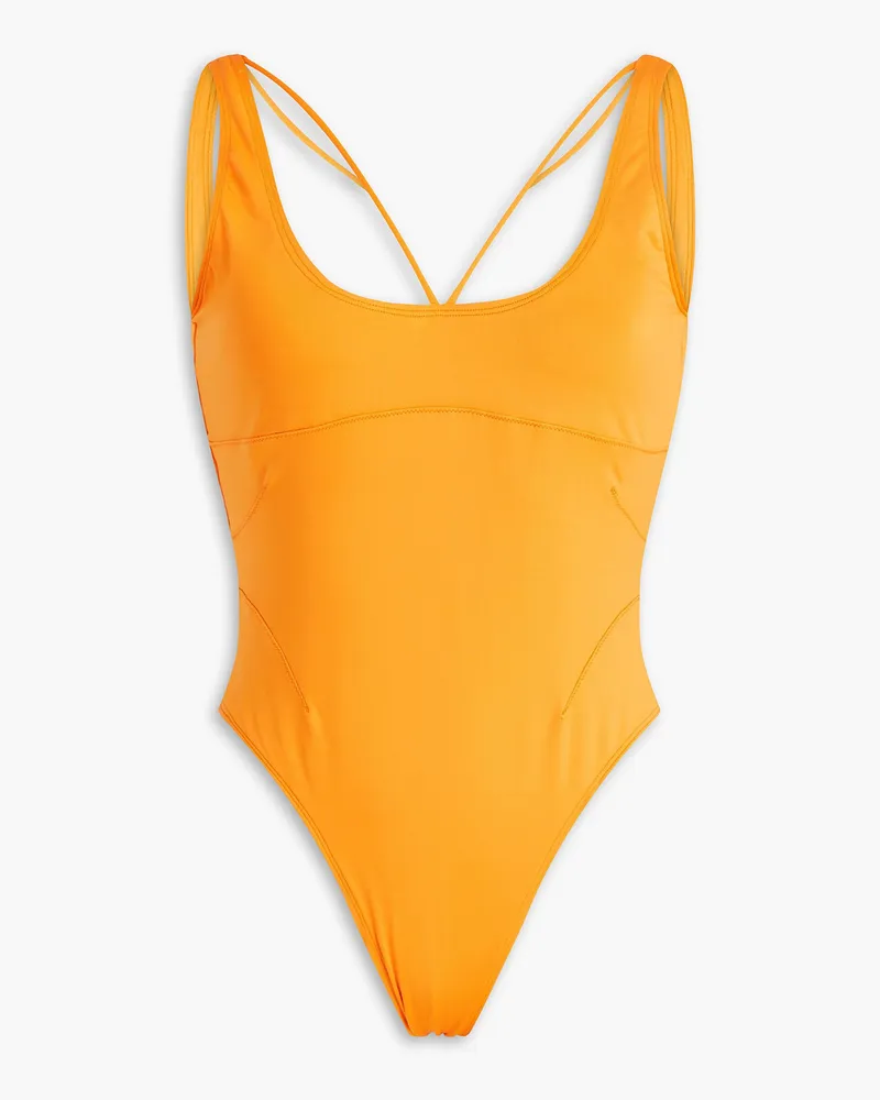 Jacquemus Signature Badeanzug Orange