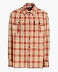 Acne Studios Hemd aus Flanell mit Karomuster Neutral