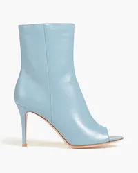 Gianvito Rossi Ankle Boots aus Leder Blau