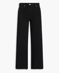 IRO Hoch sitzende Jeans mit geradem Bein Schwarz