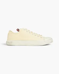 Acne Studios Sneakers aus Canvas inDistressed-Optik Gelb