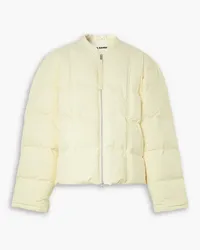 Jil Sander Daunenjacke aus gestepptem Shell Gelb