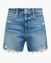 Paige Dani Jeansshorts inDistressed-Optik Blau