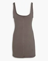 Alexander Wang Minikleid aus Baumwoll-Jersey Neutral