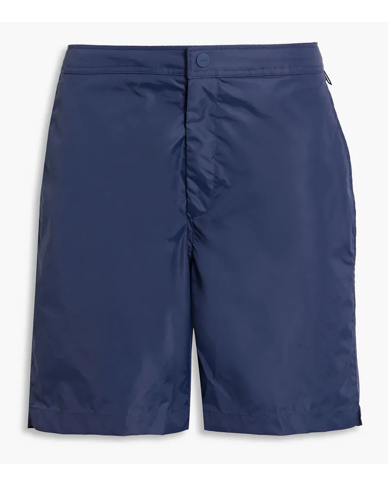 Onia mittellange Badeshorts Blau