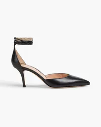 Gianvito Rossi Kira 70 Pumps aus Leder Schwarz