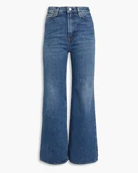 Totême Hoch sitzende Bootcut-Jeans Blau