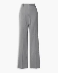 Nili Lotan Corette Hose mit geradem Bein aus Twill Grau