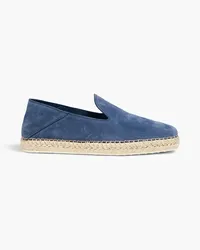 TOD'S Espadrilles aus Veloursleder Blau