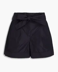 3.1 phillip lim Belted cotton-blend shorts Blau