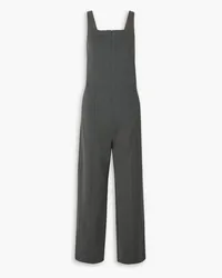 CAES Jumpsuit aus Crêpe aus einer ECOVERO™-Mischung mit Falten Grau