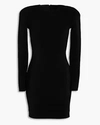 Balenciaga Minikleid aus Stretch-Twill Schwarz