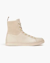 Gianvito Rossi High-Top-Sneakers aus Leder Pink