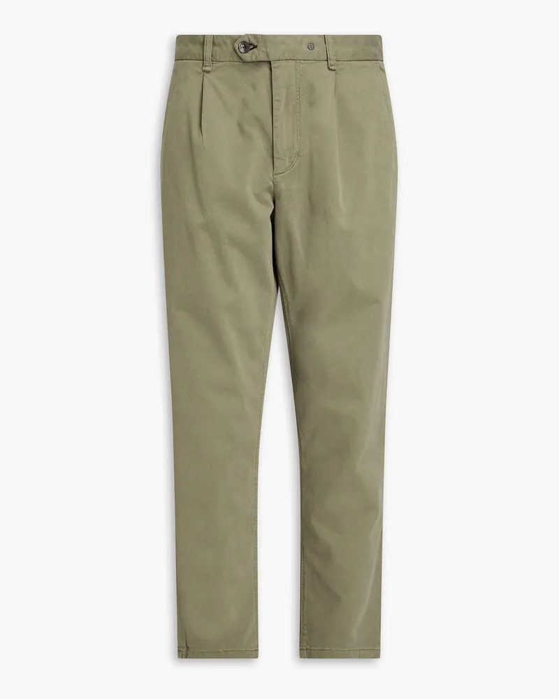 Rag & Bone Chinohose aus Twill aus einer gebürsteten Baumwollmischung Grün