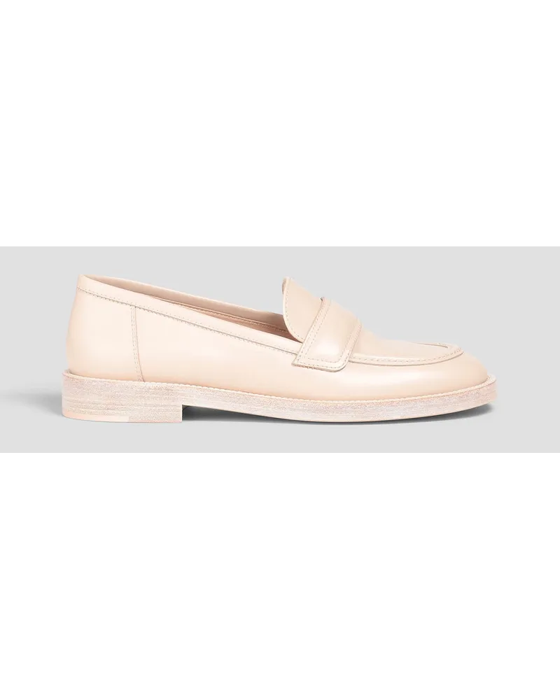 Gianvito Rossi Loafers aus Leder Weiß