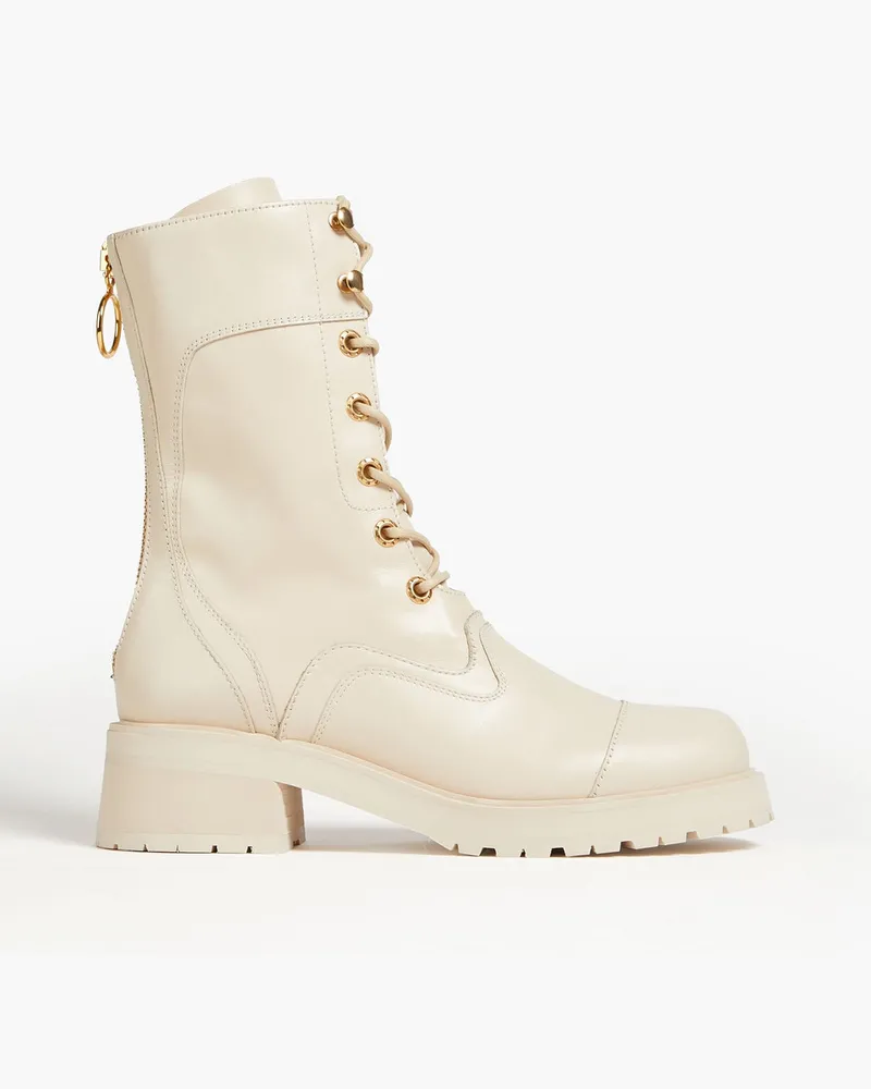 Zimmermann Combat Boots aus Leder Neutral